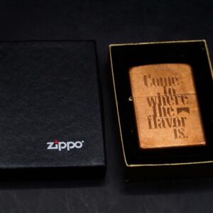 Zippo 2003 – Marlboro Copper – Come To Where The Flavor Is 1
