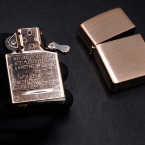 Zippo 2005 – Solid Copper Hand Finished – Đồng Đỏ Nguyên Khối 17
