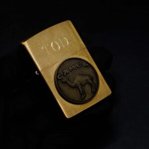 Zippo Chu Niên 1932 – 1992 – Camel Beast Medallion – Đồng Nguyên Khối – TOD 13