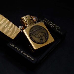 Zippo Chu Niên 1932 – 1992 – Camel Beast Medallion – Đồng Nguyên Khối – TOD 2