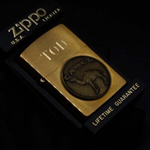 Zippo Chu Niên 1932 – 1992 – Camel Beast Medallion – Đồng Nguyên Khối – TOD 26