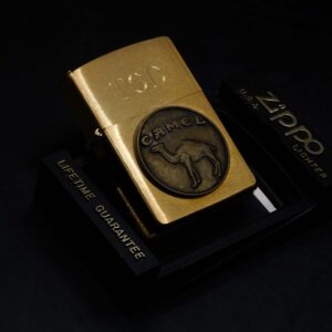 Zippo Chu Niên 1932 – 1992 – Camel Beast Medallion – Đồng Nguyên Khối – TOD 6