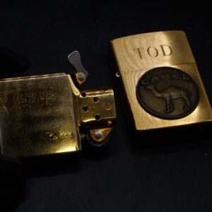 Zippo Chu Niên 1932 – 1992 – Camel Beast Medallion – Đồng Nguyên Khối – TOD 8