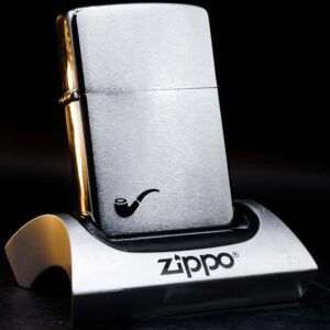 Zippo La Mã 1985 – Pipe Lighter – Brush Chrome – Cũ