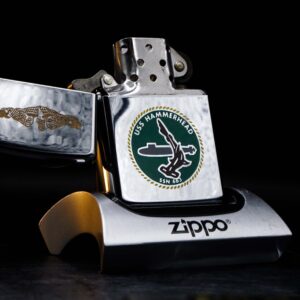 Zippo La Mã 1988 – High Polished Chrome – USS Hammerhead SSN-663 17 Zippo La Mã 1988 – High Polished Chrome – USS Hammerhead SSN-663 1