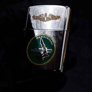 Zippo La Mã 1988 – High Polished Chrome – USS Hammerhead SSN-663 7