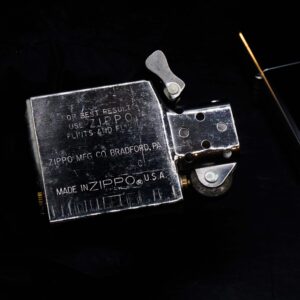 Zippo La Mã 1989 – High Polished Chrome – 2nd Armored Division - Hell on Wheels 4