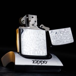 Zippo La Mã 1989 – High Polished Chrome – 2nd Armored Division - Hell on Wheels 8