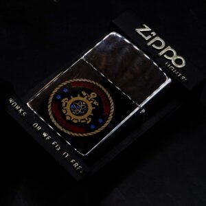 Zippo La Mã 1989 – High Polished Chrome – USS Mississippi CGN-40 3