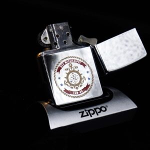 Zippo La Mã 1989 – High Polished Chrome – USS Mississippi CGN-40 5