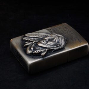 Zippo La Mã 1992 – Antique Silver – American Indian 13