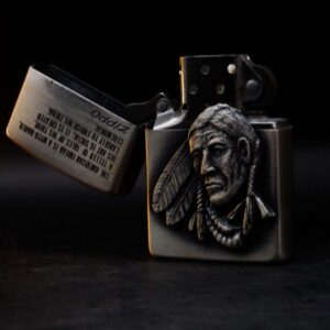 Zippo La Mã 1992 – Antique Silver – American Indian 16