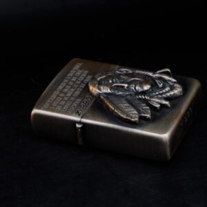 Zippo La Mã 1992 – Antique Silver – American Indian 19