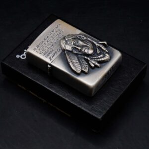 Zippo La Mã 1992 – Antique Silver – American Indian 5