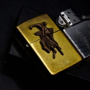 Zippo La Mã 1992 – Marlboro Wild West – TJK – Đồng Nguyên Khối 16