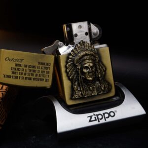 Zippo La Mã 1993 – Antique Brass – American Indian 17