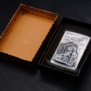 Zippo La Mã 1993 – Antique Silver – American Indian 2