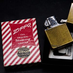 Zippo La Mã 1993 – Zippo Vintage – Antique Brass 4
