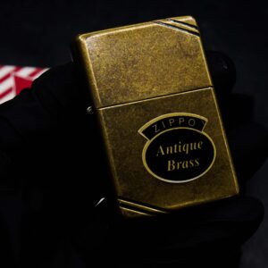Zippo La Mã 1993 – Zippo Vintage – Antique Brass 5