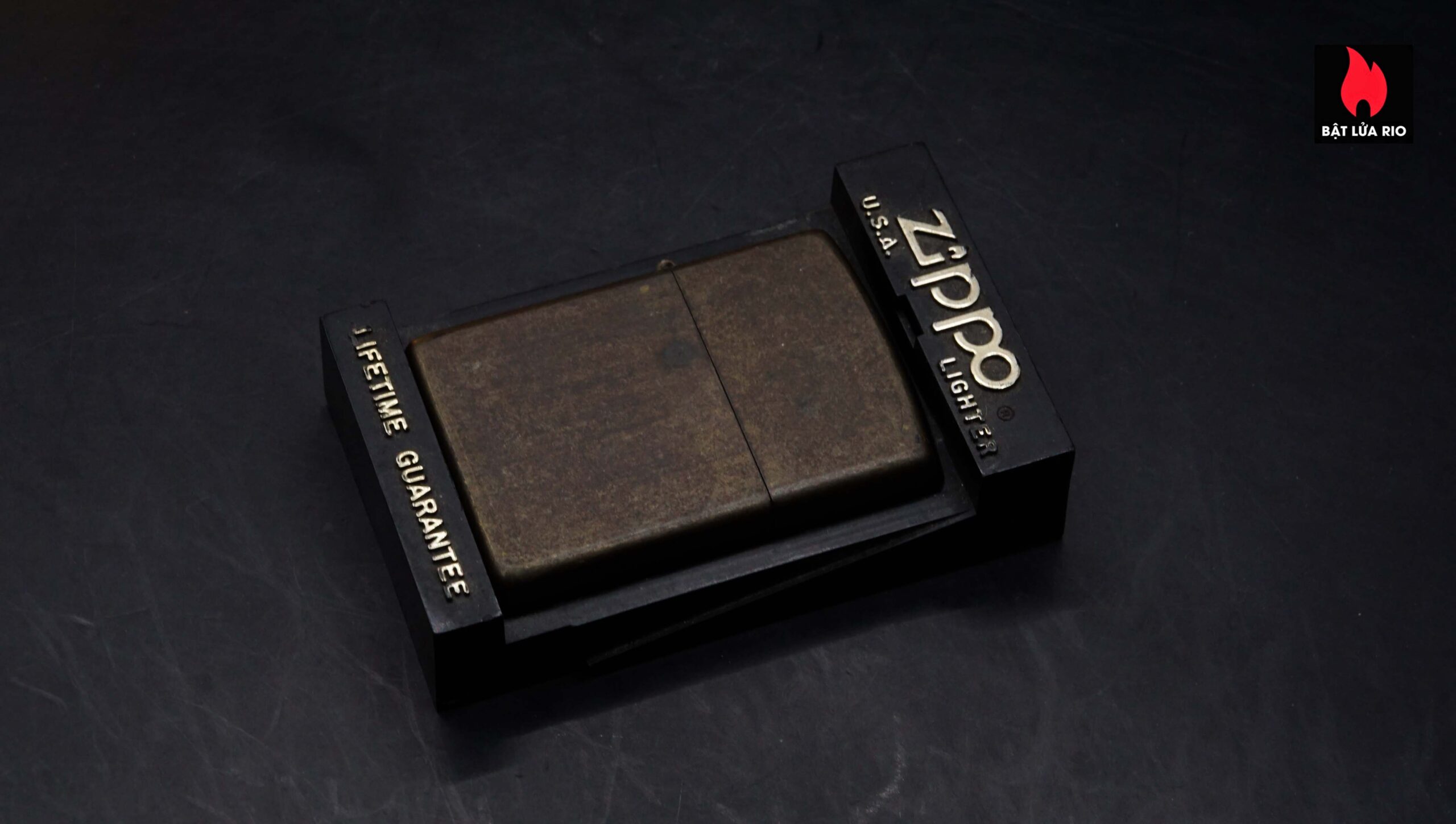 Zippo La Mã 2000 – Solid Brass – Đồng Nguyên Khối – Đồng Thô 33 Zippo La Mã 2000 – Solid Brass – Đồng Nguyên Khối – Đồng Thô 2