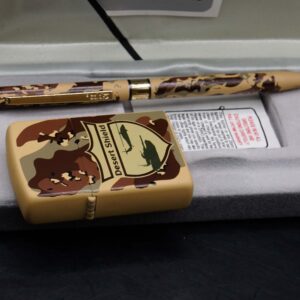 Zippo Set 1990 – Pen Lighter – Desert Shield 32