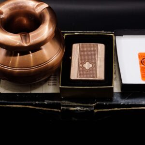 Zippo Set 2003 – Zippo Camel Solid Copper Lighter & Ashtray Set – Đồng Đỏ Nguyên Khối 35