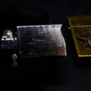 Zippo Slim La Mã 1991 – Đồng Nguyên Khối – Marlboro Longhorns – ATD 9