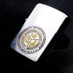 Zippo Xưa 1955 – Int'l. Brotherhood of Affiliated with the A.F. of L – Cũ 7