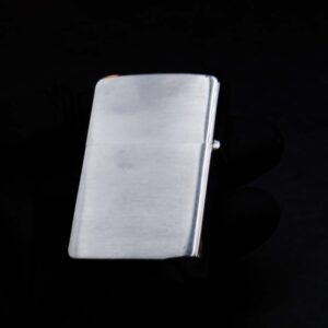 Zippo Xưa 1956 – Trơn 2 Mặt – Plain – Brushed Chrome 17