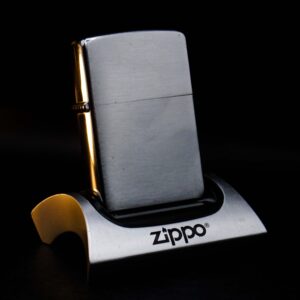 Zippo Xưa 1956 – Trơn 2 Mặt – Plain – Brushed Chrome