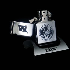 Zippo Xưa 1965 – Nato Strikfltlanta – K. S. MASTERSON Vice Admiral, U.S. Navy Commander STRIKFLTLANT 1