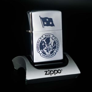 Zippo Xưa 1965 – Nato Strikfltlanta – K. S. MASTERSON Vice Admiral, U.S. Navy Commander STRIKFLTLANT 2