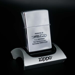 Zippo Xưa 1965 – Nato Strikfltlanta – K. S. MASTERSON Vice Admiral, U.S. Navy Commander STRIKFLTLANT 3