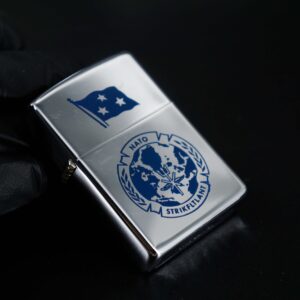 Zippo Xưa 1965 – Nato Strikfltlanta – K. S. MASTERSON Vice Admiral, U.S. Navy Commander STRIKFLTLANT 4