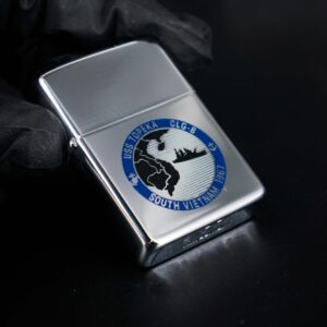 Zippo Xưa 1966 – VietNam War – USS Topeka (CLG-8) - South VietNam 1967 7