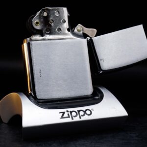 Zippo Xưa 1969 – Plain – Trơn 2 mặt – Brushed Chrome 2