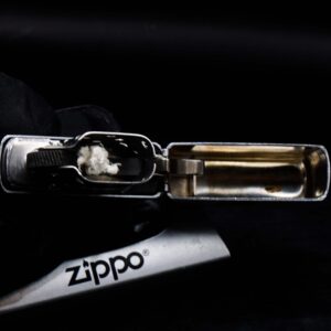 Zippo Xưa 1969 – Plain – Trơn 2 mặt – Brushed Chrome 3