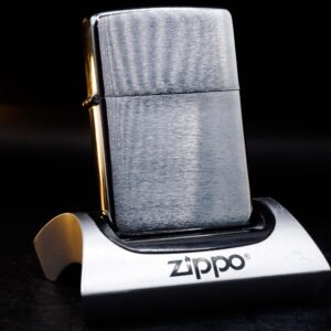 Zippo Xưa 1969 – Plain – Trơn 2 mặt – Brushed Chrome