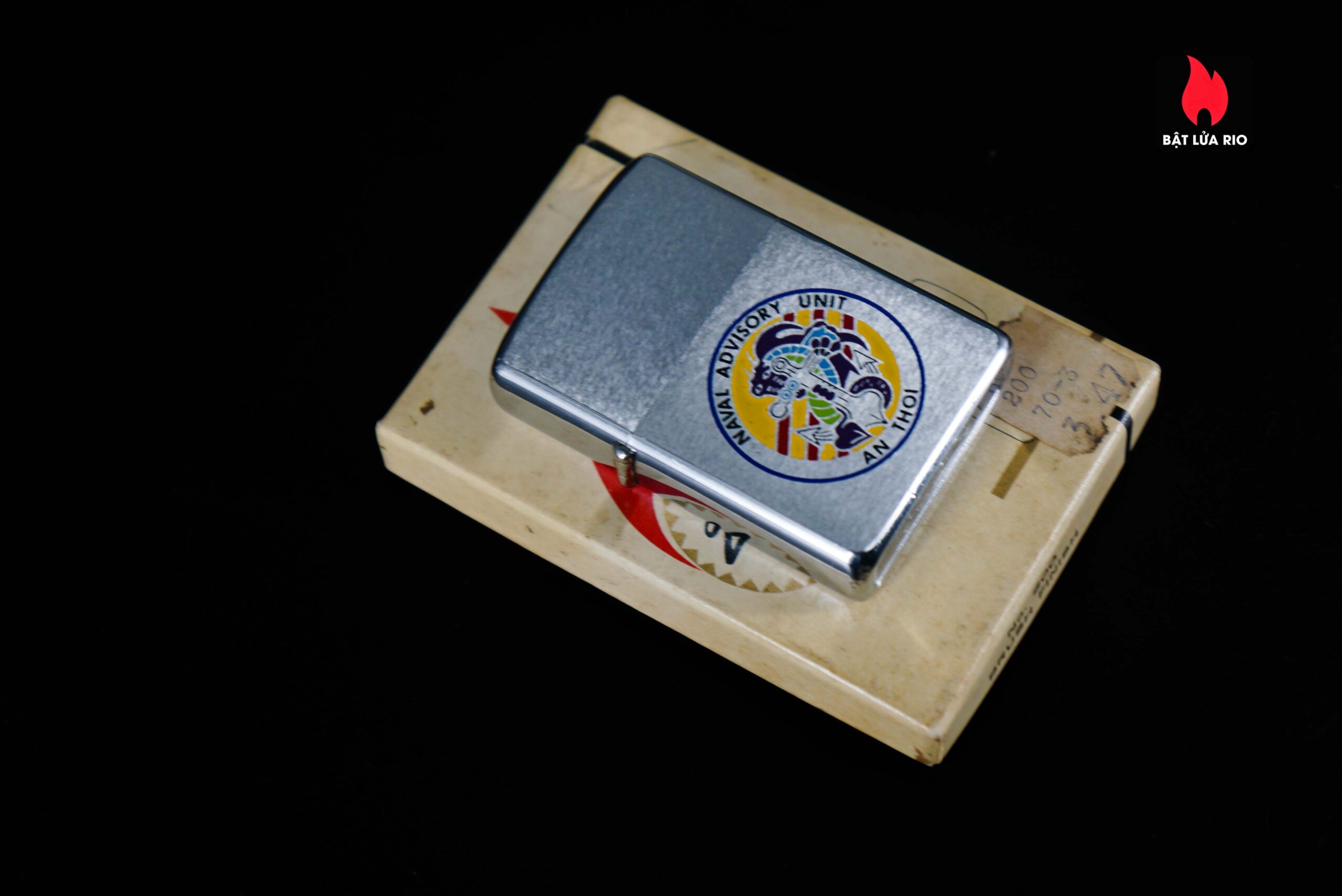 Zippo Xưa 1972 – VietNam War – Naval Advisory Unit - An Thoi (NAU An Thoi) 5