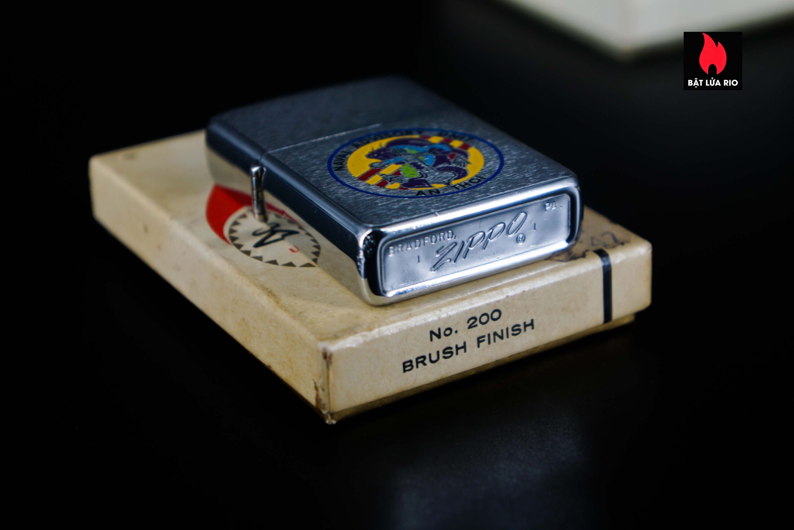 Zippo Xưa 1972 – VietNam War – Naval Advisory Unit - An Thoi (NAU An Thoi) 6