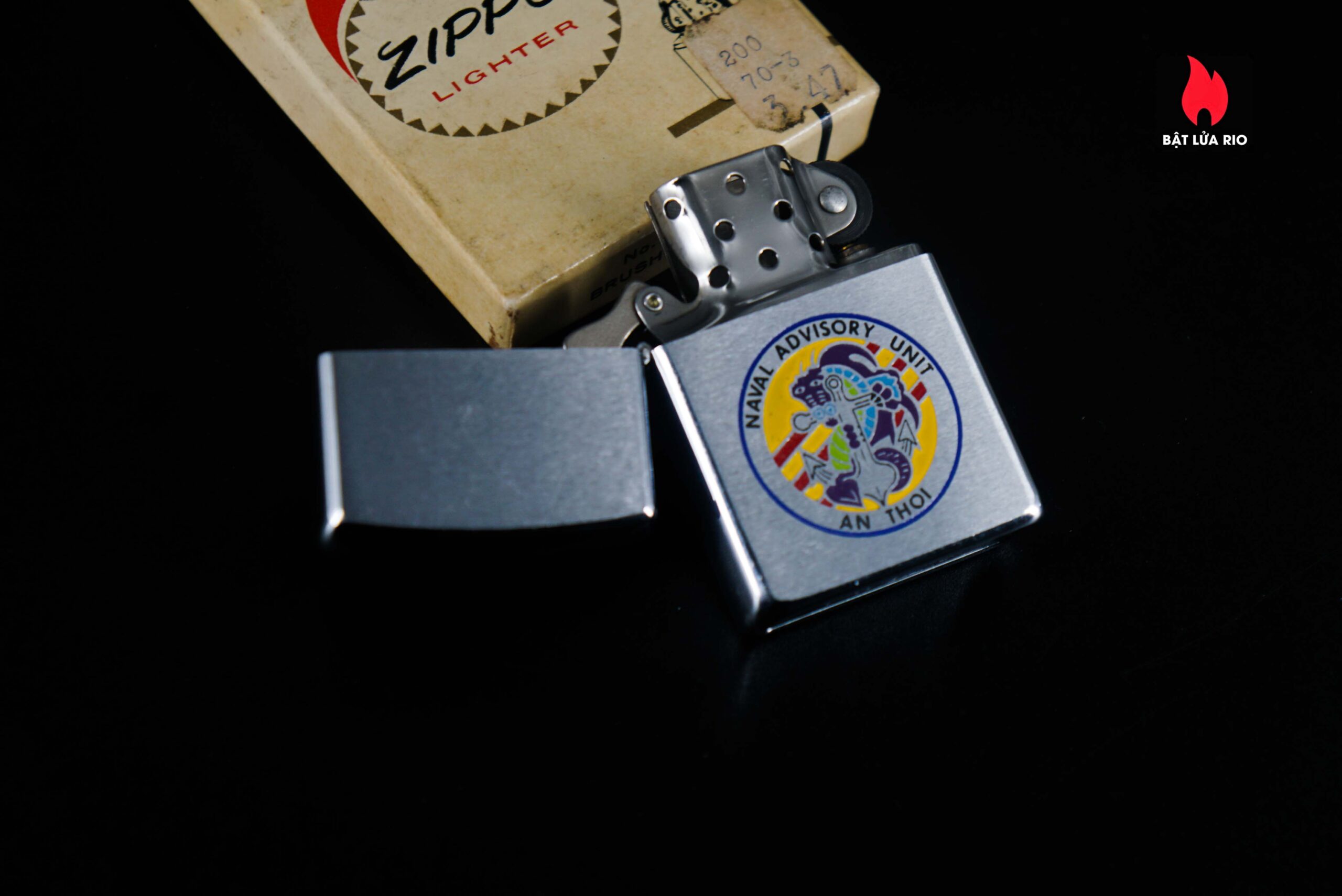Zippo Xưa 1972 – VietNam War – Naval Advisory Unit - An Thoi (NAU An Thoi) 7