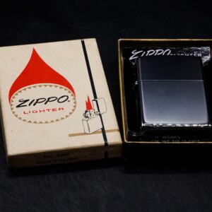 Zippo Xưa 1975 – Plain – Trơn 2 mặt – Zippo High Polished Chrome – New 1