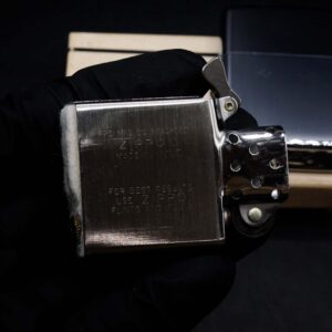 Zippo Xưa 1975 – Plain – Trơn 2 mặt – Zippo High Polished Chrome – New 10