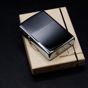 Zippo Xưa 1975 – Plain – Trơn 2 mặt – Zippo High Polished Chrome – New