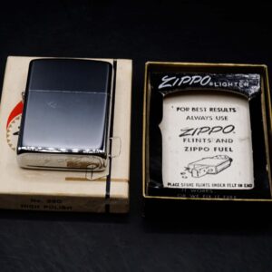 Zippo Xưa 1975 – Plain – Trơn 2 mặt – Zippo High Polished Chrome – New 6