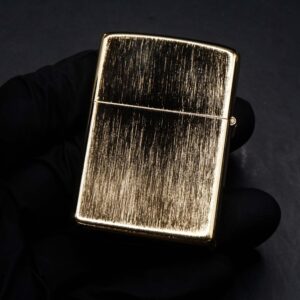 Zippo Xưa 1979 – Gold Plate Golden Elegance – Diagonal Swirl Regular 6