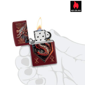 Zippo 47136 - Zippo Dragon Shield Merlot 2