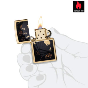 Zippo 47141 - Zippo Lucky Aces High Polish Brass 2