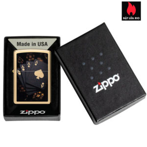 Zippo 47141 - Zippo Lucky Aces High Polish Brass 3