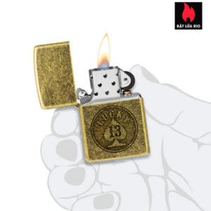 Zippo 47148 - Zippo Lucky 13 Antique Brass 13
